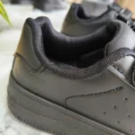 Calzado Con Velcro Colegial Negro
