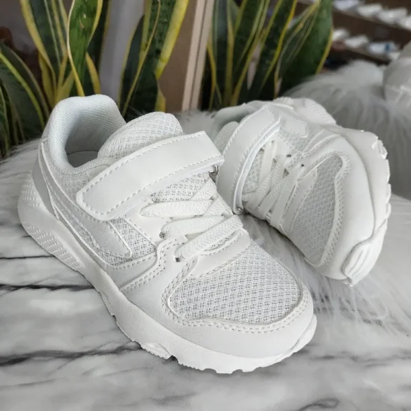 Tenis Blancos Infantil Flexrun