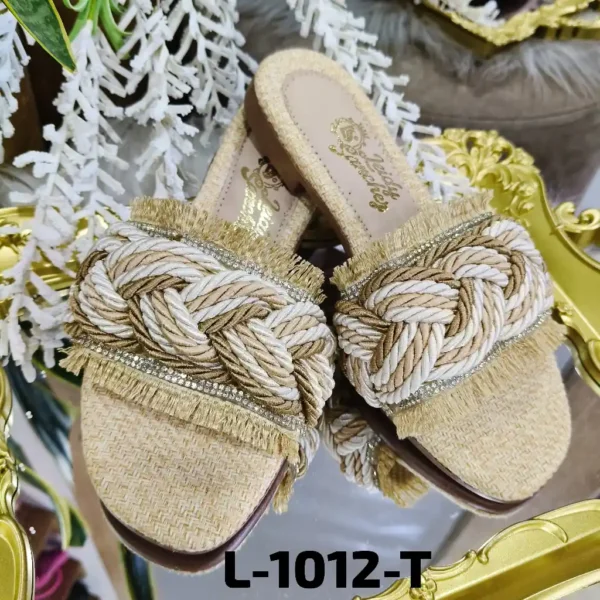 Sandalia Plana en Yute Artesanal