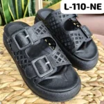 Sandalias Tipo Canoa Negra para Mujer