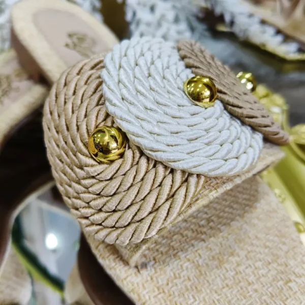 Sandalia Plana en Yute Artesanal