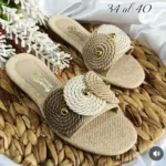 Sandalia Plana en Yute Artesanal