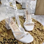 Zapatos de Tacón Ledy Blancos para Mujer