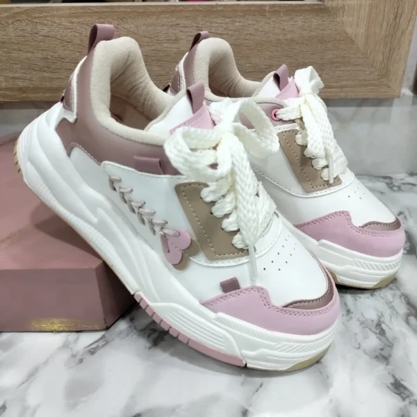 Tenis Pamela para Mujer Suela Alta