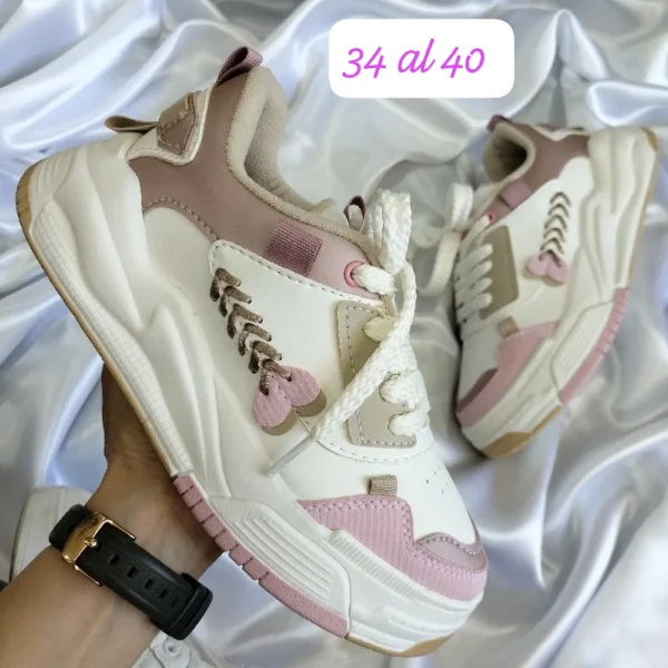 Tenis Pamela para Mujer Suela Alta