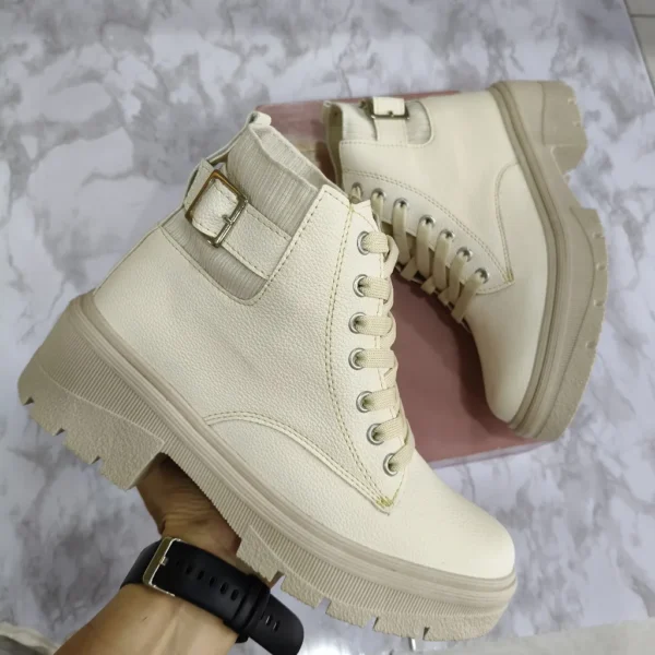 L-3199-TA Botines Glenda Talco para Mujer