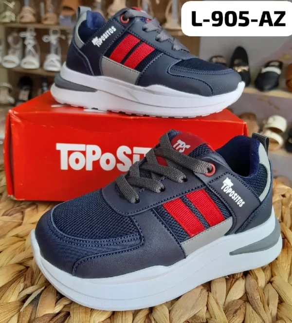 L-905-AZ Tenis Zapatillas Infantil Topositos