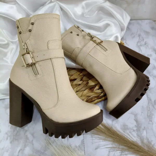 Botínes de Tacón Alto para Mujer