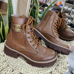 L-1833-CAF (1) Botines Urbanos para Mujer Tono Café