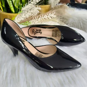 Zapatos de Tacón en Charol Negro para mujer